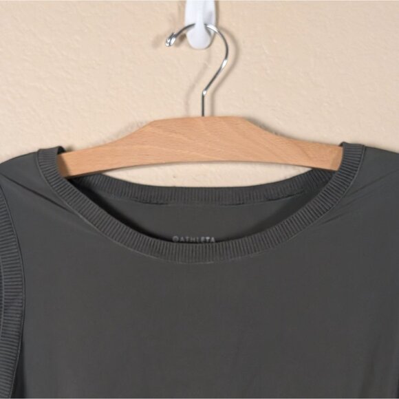 Athleta Rincon Sleeveless Dress Gray Women's Size XL Athleisure Minimalist - Picture 4 of 7